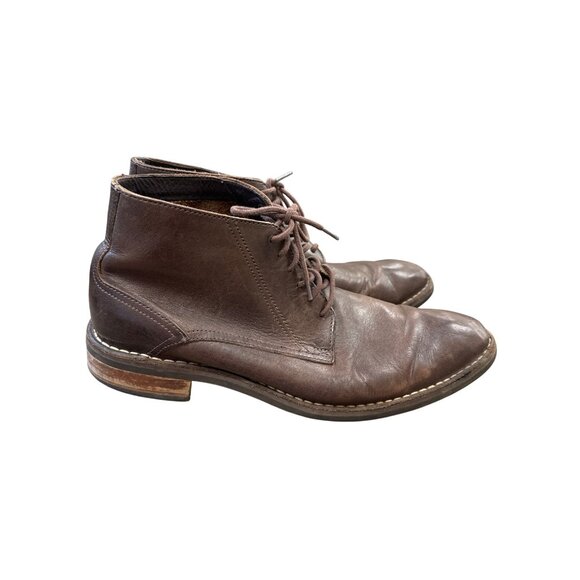 Cole Haan Mens Brown Leather Chukka Boots Size 11M - Picture 5 of 11